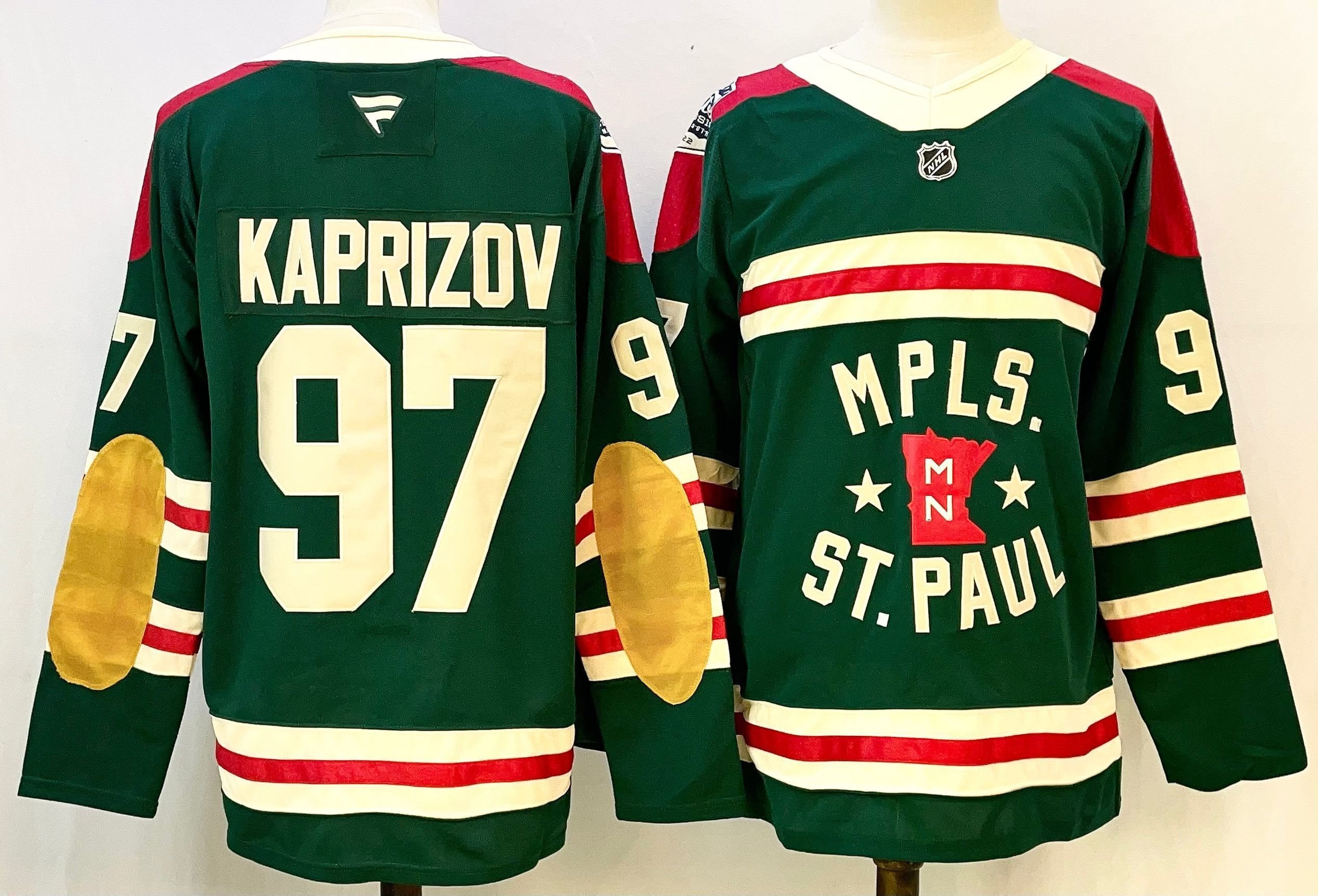 Men Minnesota Wild #97 Kaprizov Green 2026 Adidias NHL Jersey style 001